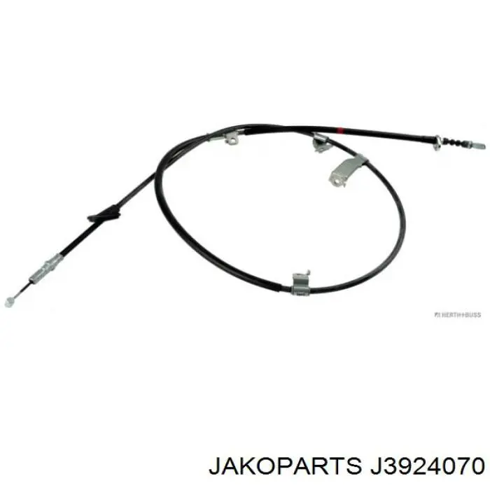 Cable de freno de mano trasero izquierdo J3924070 Jakoparts