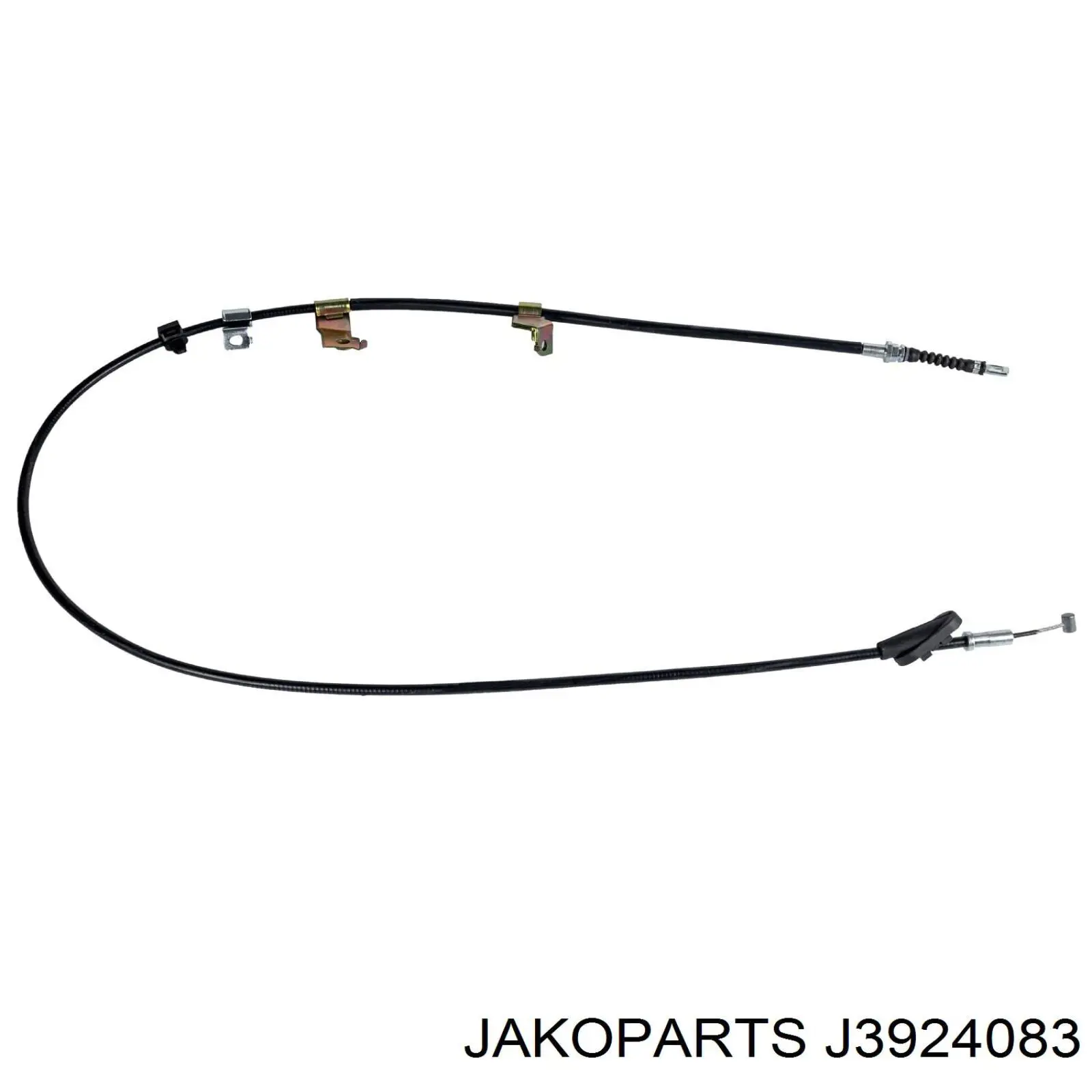 Cable de freno de mano trasero izquierdo J3924083 Jakoparts