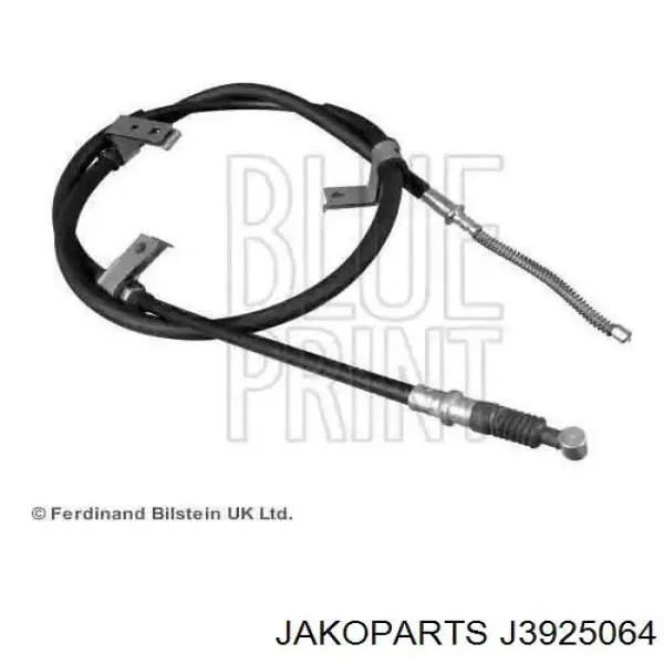 Cable de freno de mano trasero izquierdo J3925064 Jakoparts