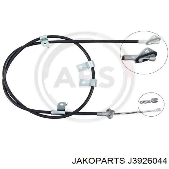 Трос ручного тормоза задний Jakoparts J3926044 цена, от 29.79 USD
