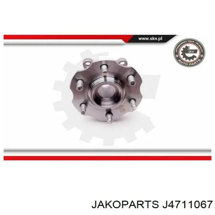 Ступица заднего колеса Jakoparts J4711067