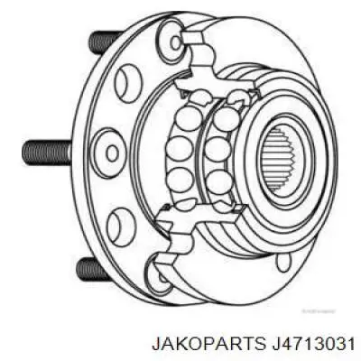 Ступица задняя J4713031 Jakoparts