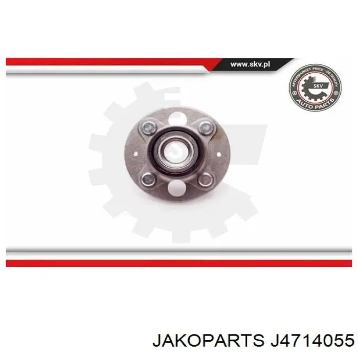 Ступица заднего колеса Jakoparts J4714055