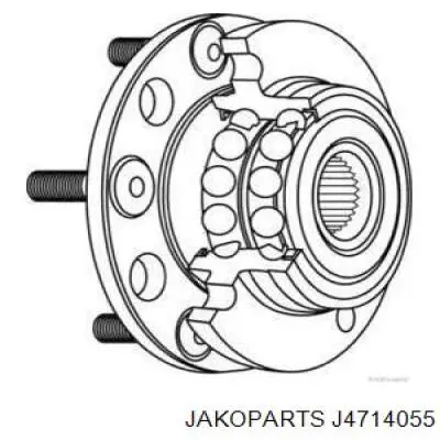 Купить J4714055 Jakoparts Задняя шпиндель
