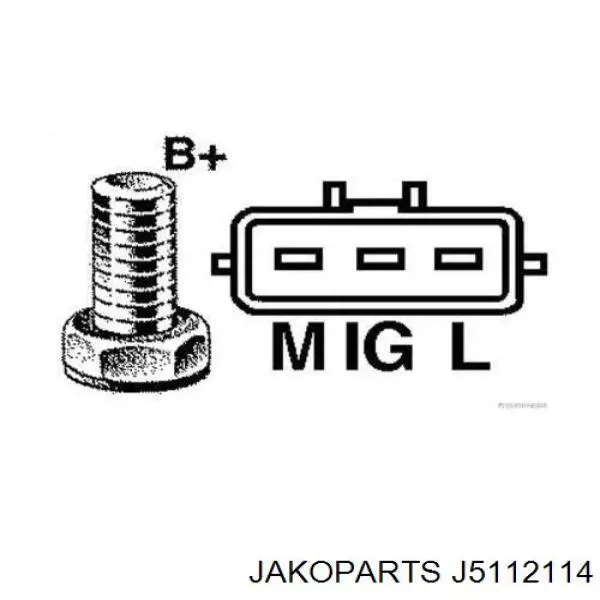 270602102084 Toyota Генератор автомобильный