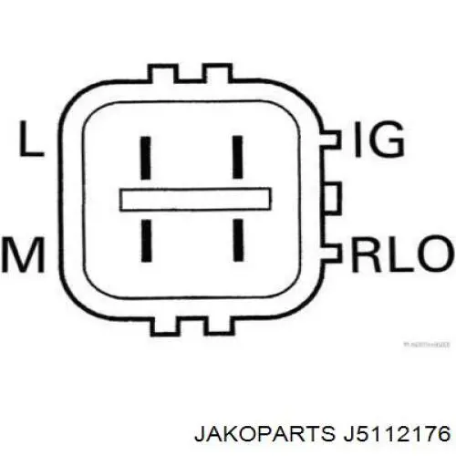 Генератор J5112176 Jakoparts