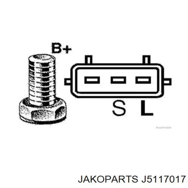 Генератор автомобиля PSH 175507080130