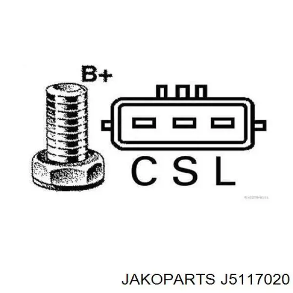 J5117020 Jakoparts генератор