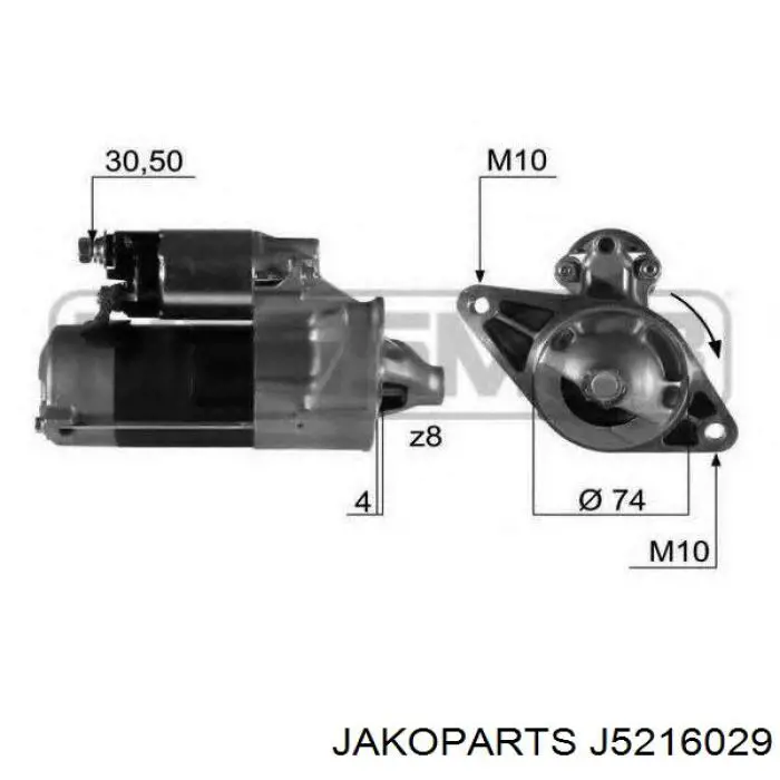 Стартер AS/Auto Storm S6163 цена, от 104.45 USD