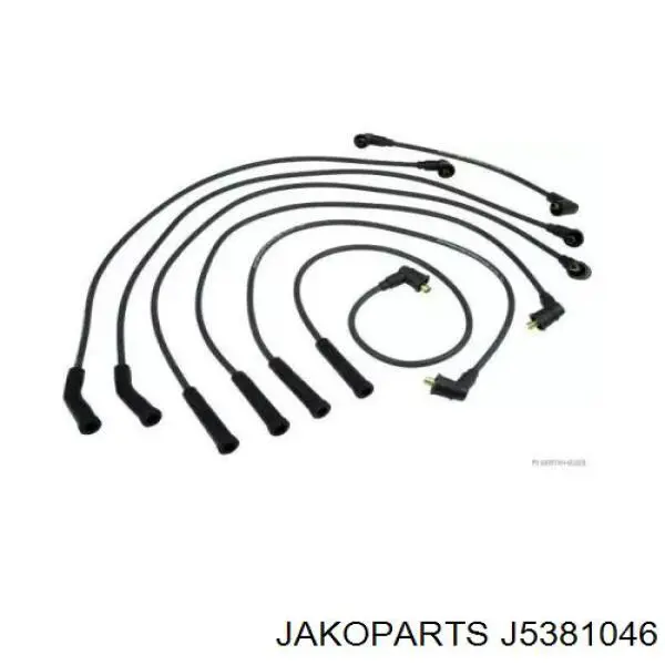 Провода высоковольтные, комплект JAKOPARTS J5381046