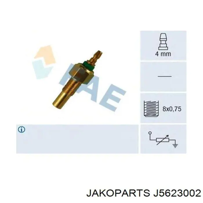 Датчик температуры жидкости QUINTON HAZELL XTT10