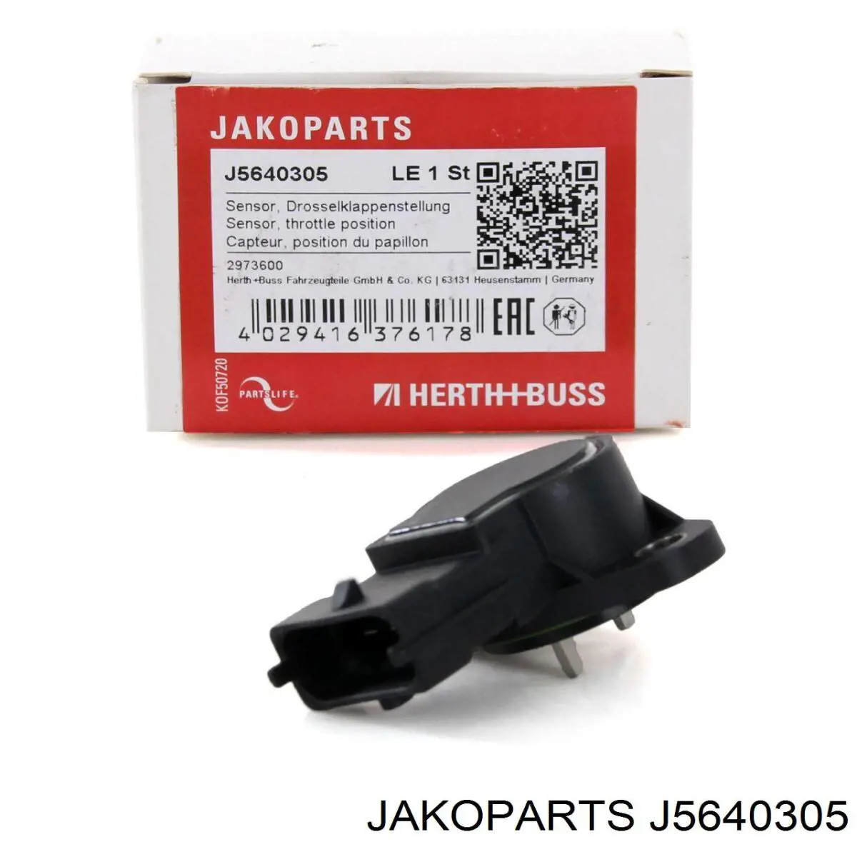 J5640305 Jakoparts sensor de posição da válvula de borboleta (potenciômetro)