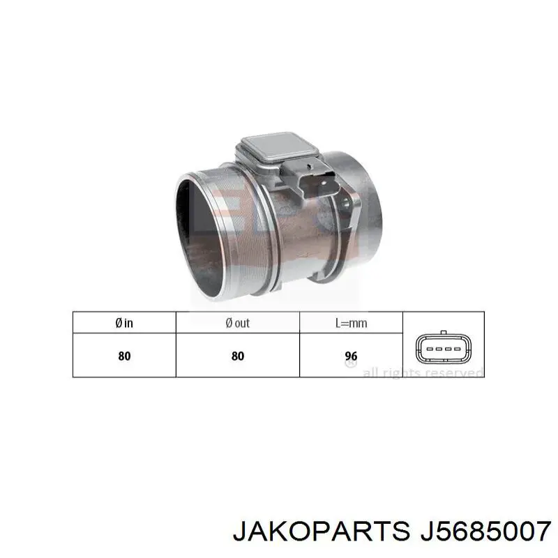 ДМРВ J5685007 Jakoparts