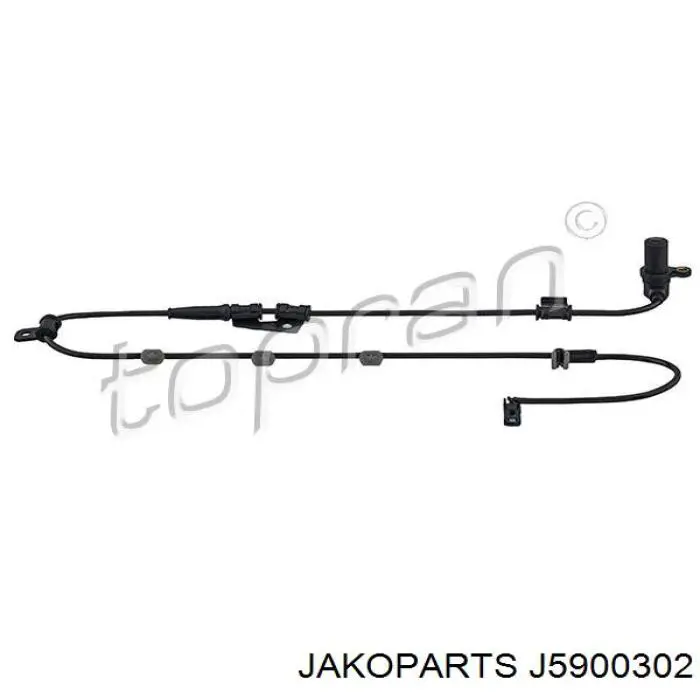 Купить J5900302 Jakoparts Датчик ABS передний левый