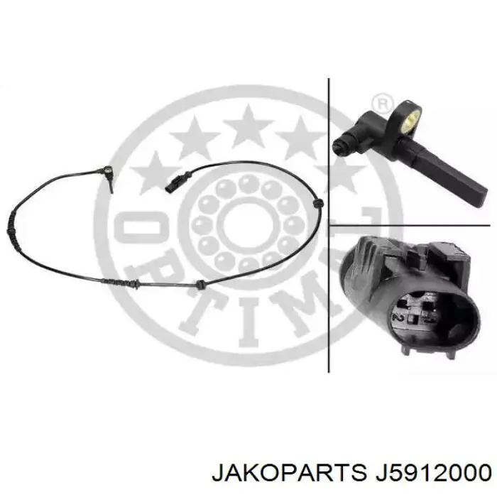 Купить J5912000 Jakoparts Датчик антиблокировочной системы торможения