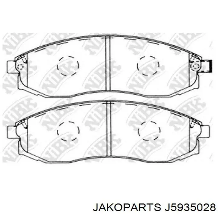 J5935028 Jakoparts Датчик АБС (ABS) задний, правый