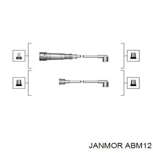ABM12 Janmor высоковольтные провода