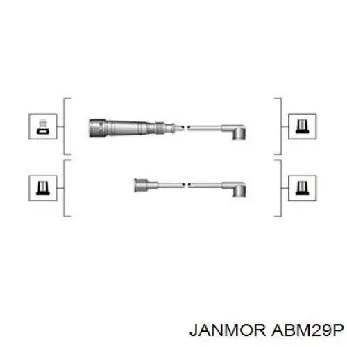 ABM29P Janmor высоковольтные провода