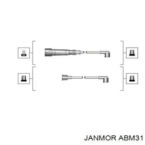 ABM31 Janmor Провода высоковольтные