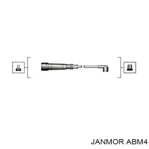 Провода зажигания Janmor ABM4 цена, от 46.60 USD