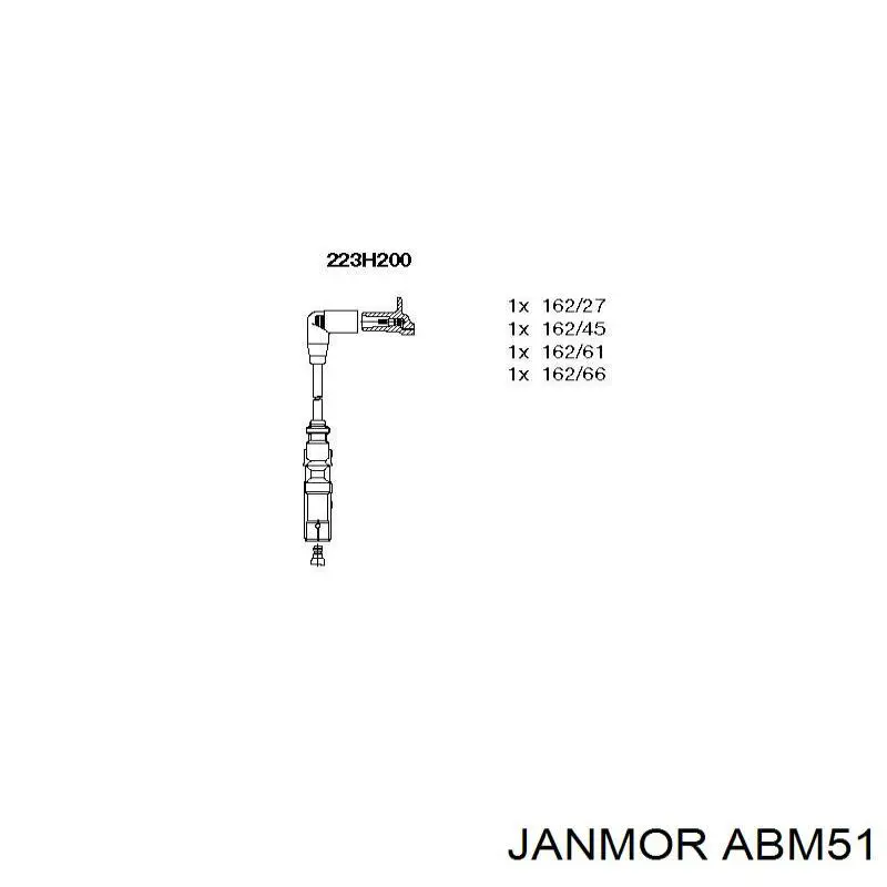 ABM51 Janmor Провода высоковольтные