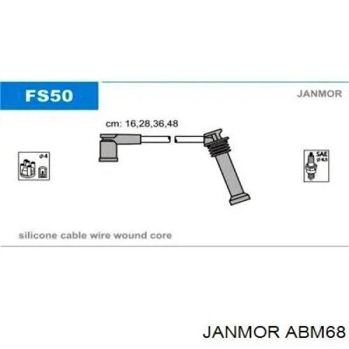 ABM68 Janmor высоковольтные провода