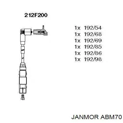 ABM70 Janmor высоковольтные провода