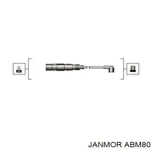 Провода зажигания Janmor ABM80 цена, от 38.01 USD