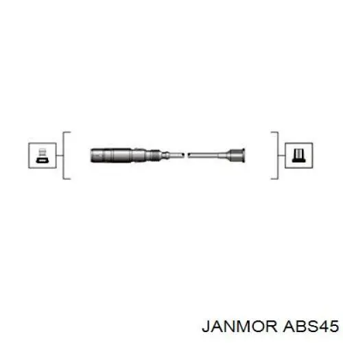 ABS45 Janmor высоковольтные провода