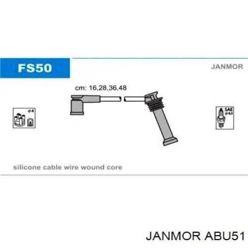 Высоковольтные провода ABU51 Janmor
