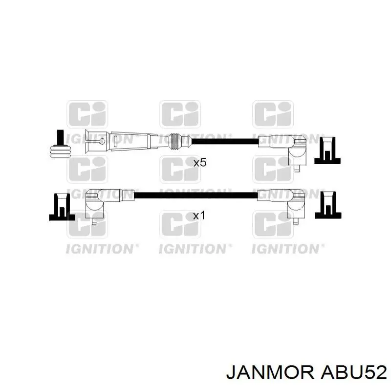 Провода зажигания Janmor ABU52 цена, от 27.08 USD