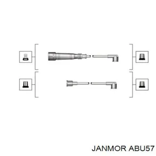 ABU57 Janmor высоковольтные провода