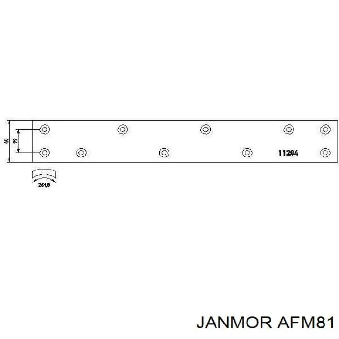 Высоковольтные провода AFM81 Janmor