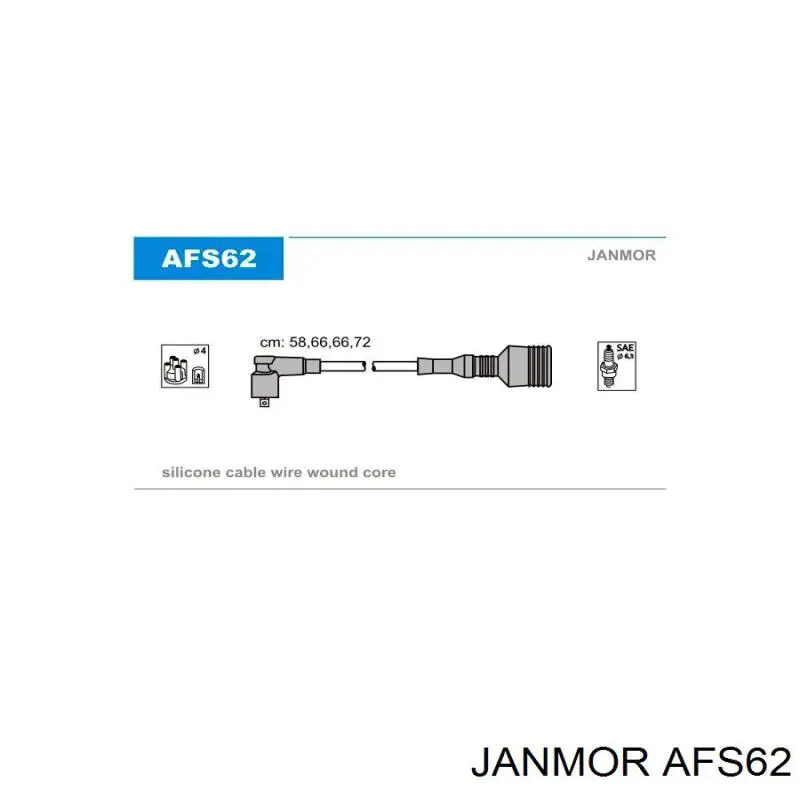 AFS62 Janmor высоковольтные провода