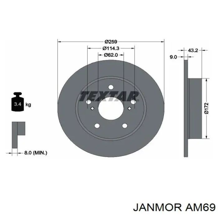  Janmor AM69 цена, от 27.93 USD