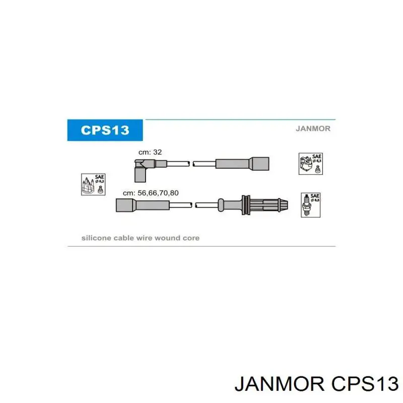 Высоковольтные провода CPS13 Janmor