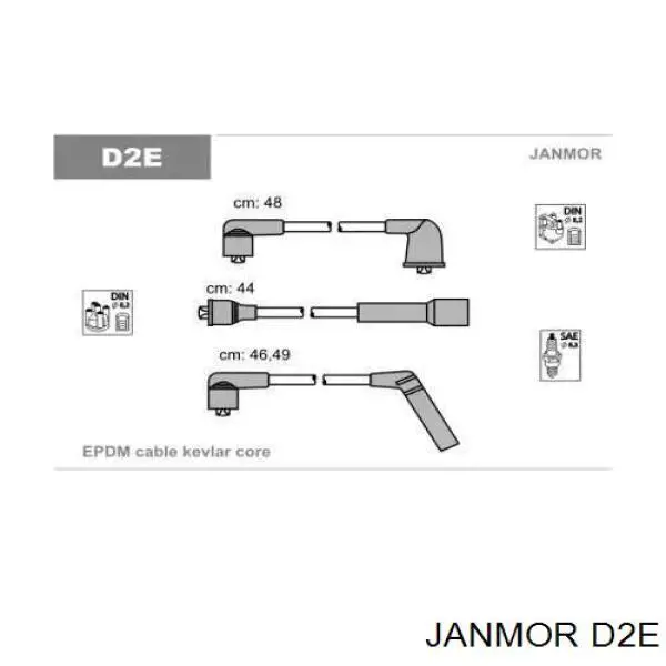 D2E Janmor высоковольтные провода