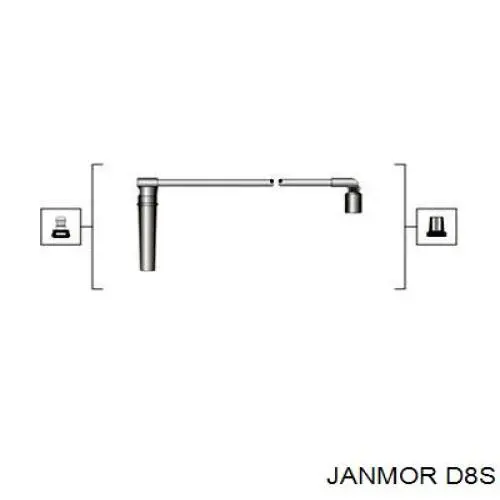 D8S Janmor высоковольтные провода