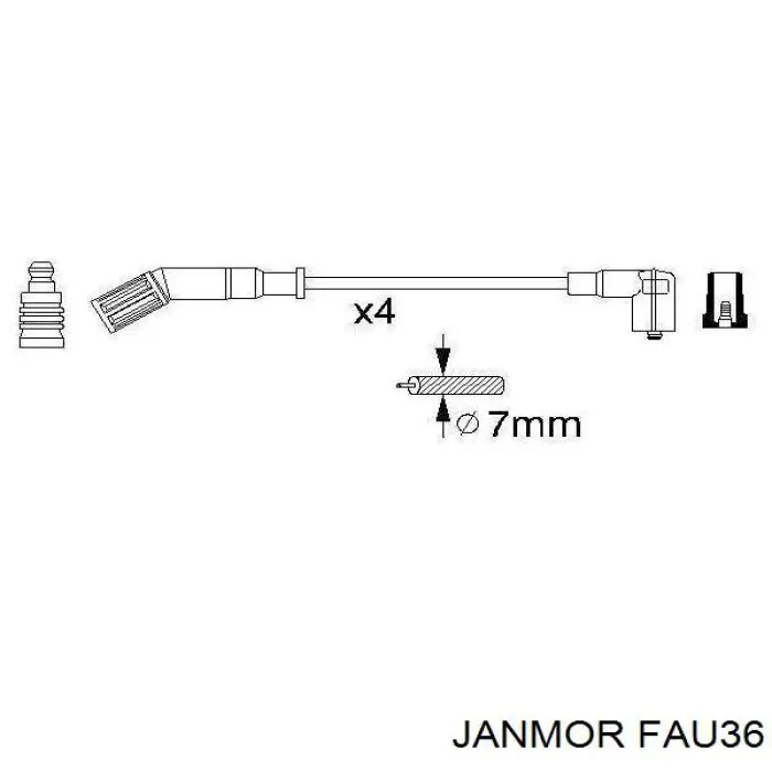 FAU36 Janmor высоковольтные провода
