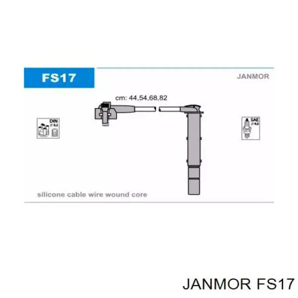 Провода зажигания Janmor FS17 цена, от 27.94 USD