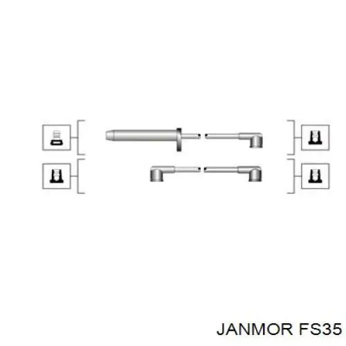 FS35 Janmor высоковольтные провода