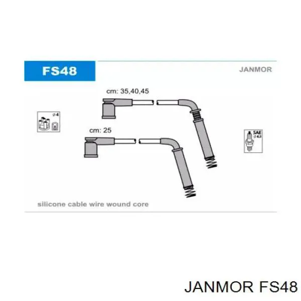 FS48 Janmor высоковольтные провода