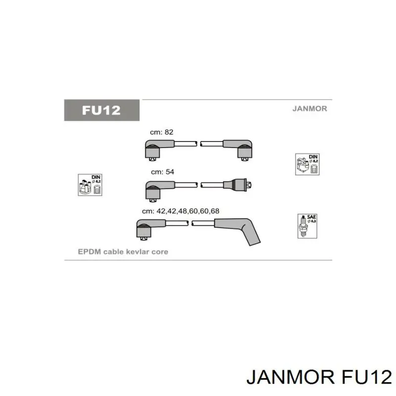 Купить FU12 Janmor Провода высокого напряжения
