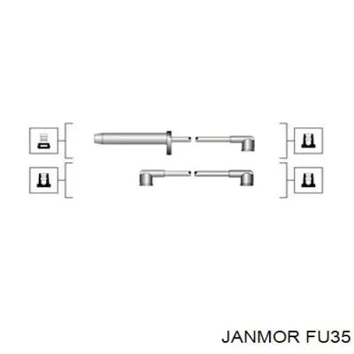 Fu35 Janmor высоковольтные провода