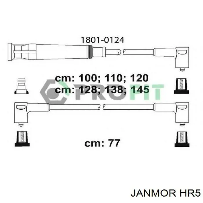 Провода зажигания Janmor HR5 цена, от 64.23 USD