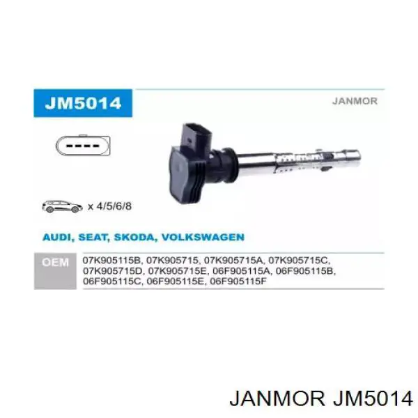 JM 5014 Janmor катушка