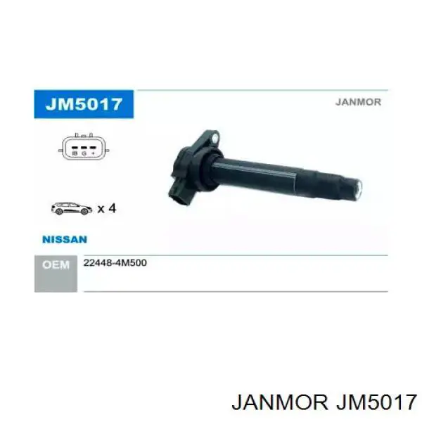 JM5017 Janmor катушка
