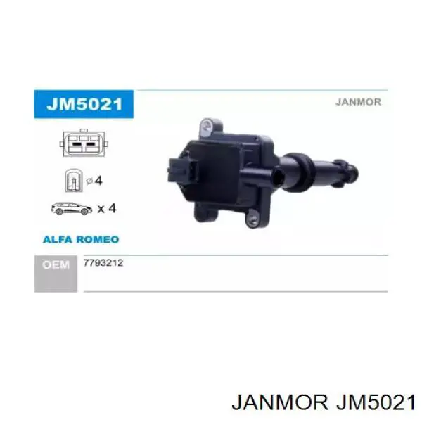 JM5021 Janmor катушка