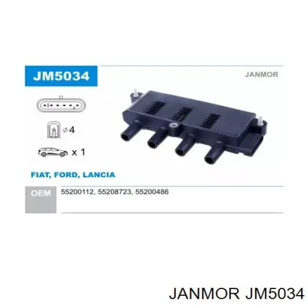 JM5034 Janmor катушка
