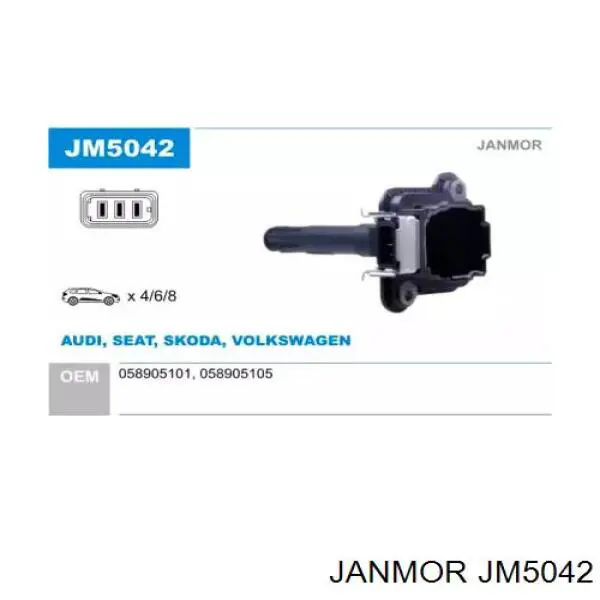 JM5042 Janmor катушка